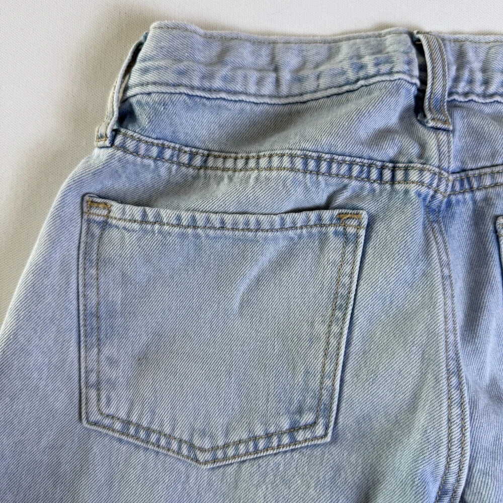 Old Navy High Rise Super Baggy Wide Leg Jeans GIRLS Size 12 Adjustable Waist